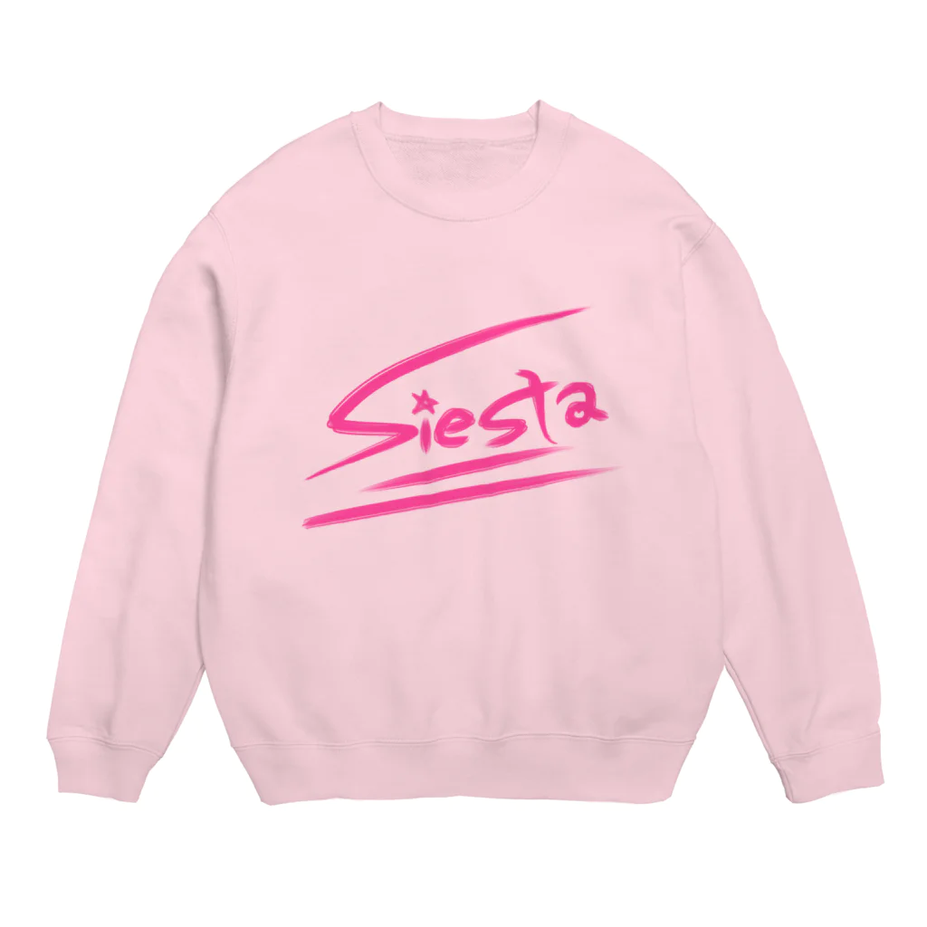 LyNMelsのSiesta(おひる寝) シエスタ Crew Neck Sweatshirt