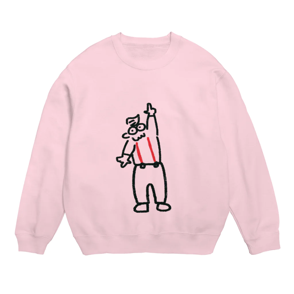 musochanの自由に踊っちゃう僕 Crew Neck Sweatshirt