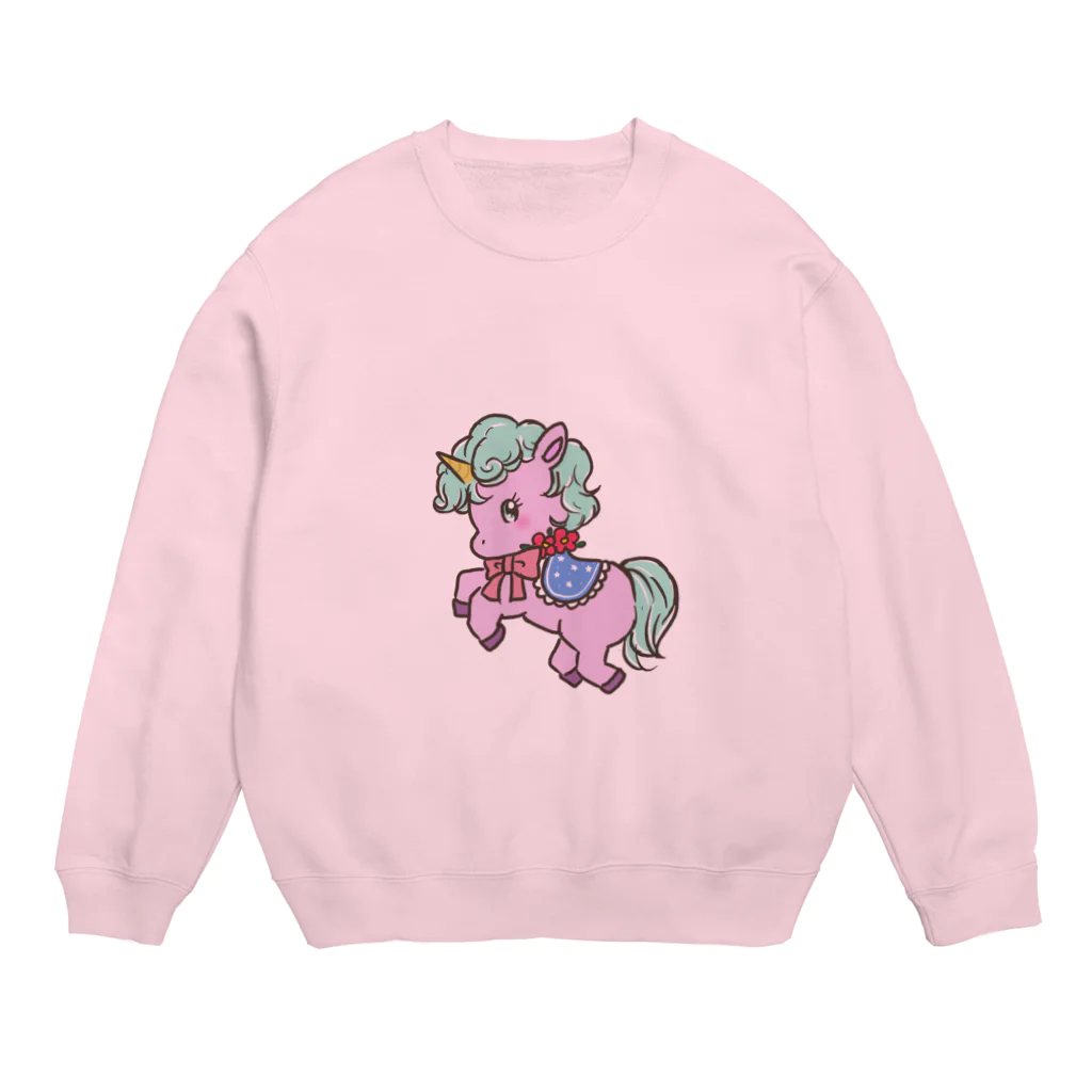 ツナミカンのゆめかわユニコーン Crew Neck Sweatshirt