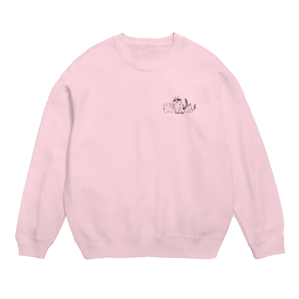 oxygenの猫遊亭一門 Crew Neck Sweatshirt