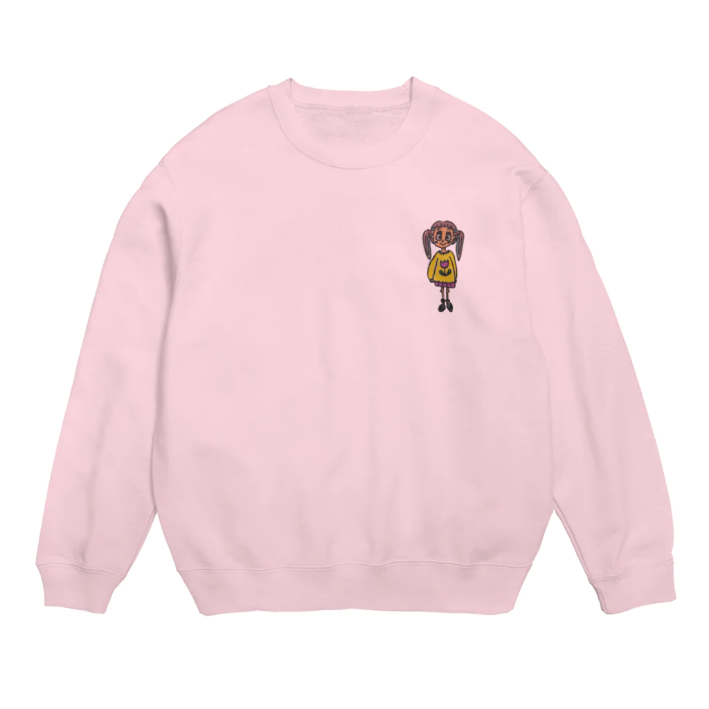 うさぎさんちのわいわいうさぎちゃん Crew Neck Sweatshirt