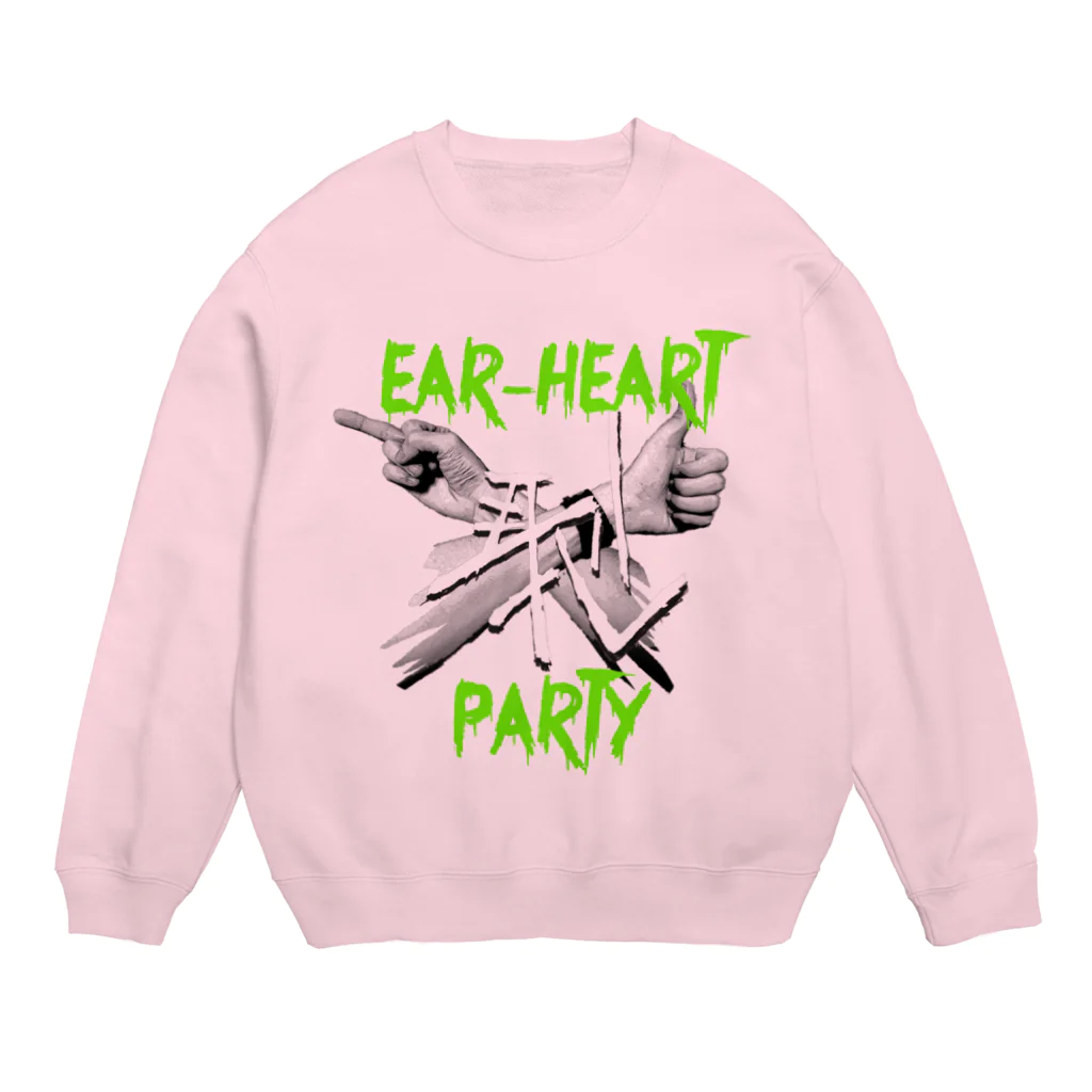 恥の店の静恥クロス(EAR-HEART) Crew Neck Sweatshirt