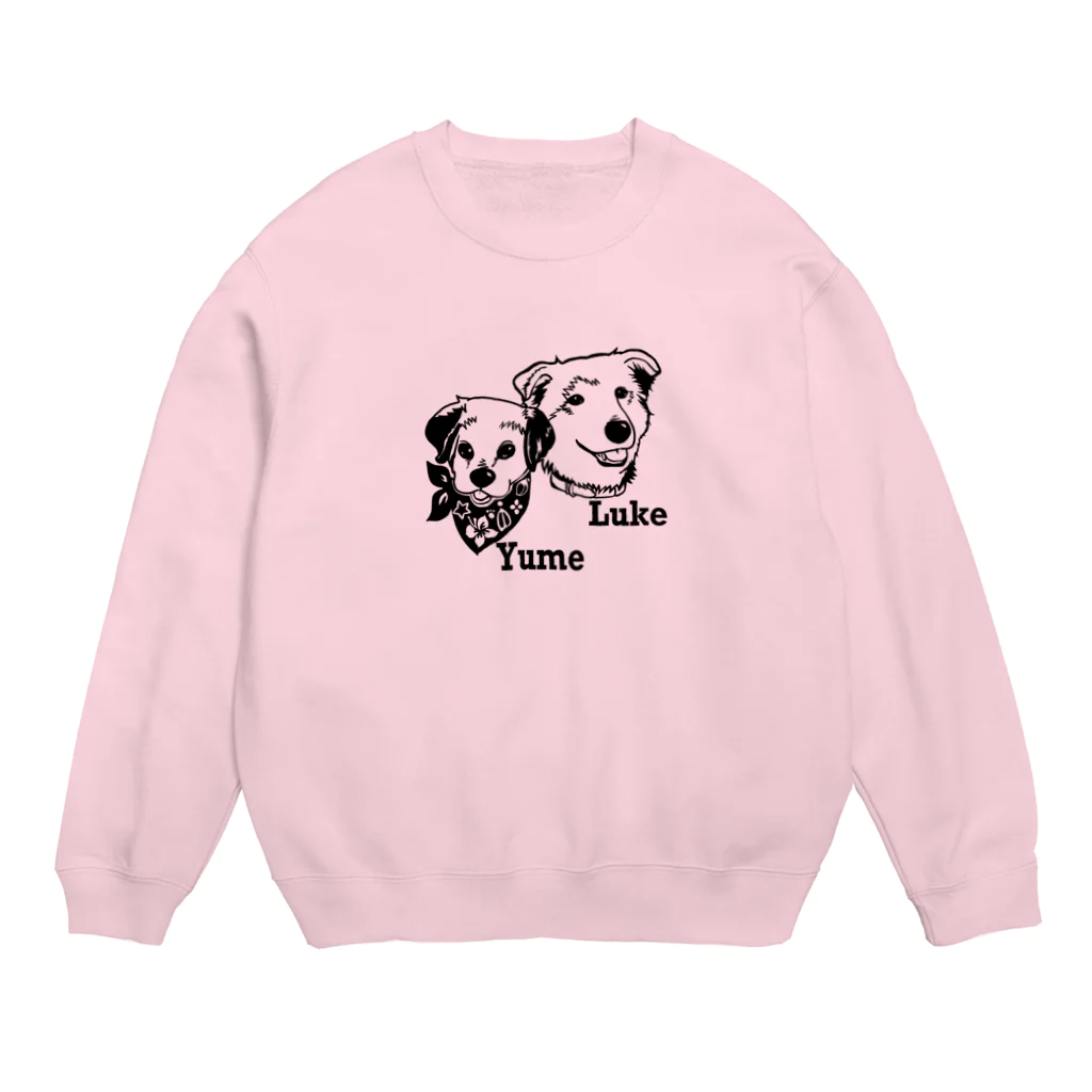 らぴちのおみせのゆめ&るーく Crew Neck Sweatshirt