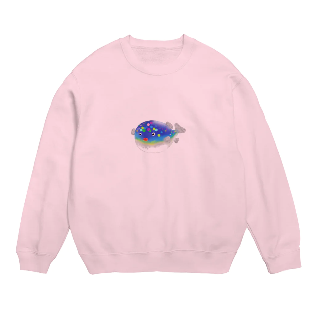 にゃお♡のクサフグ Crew Neck Sweatshirt