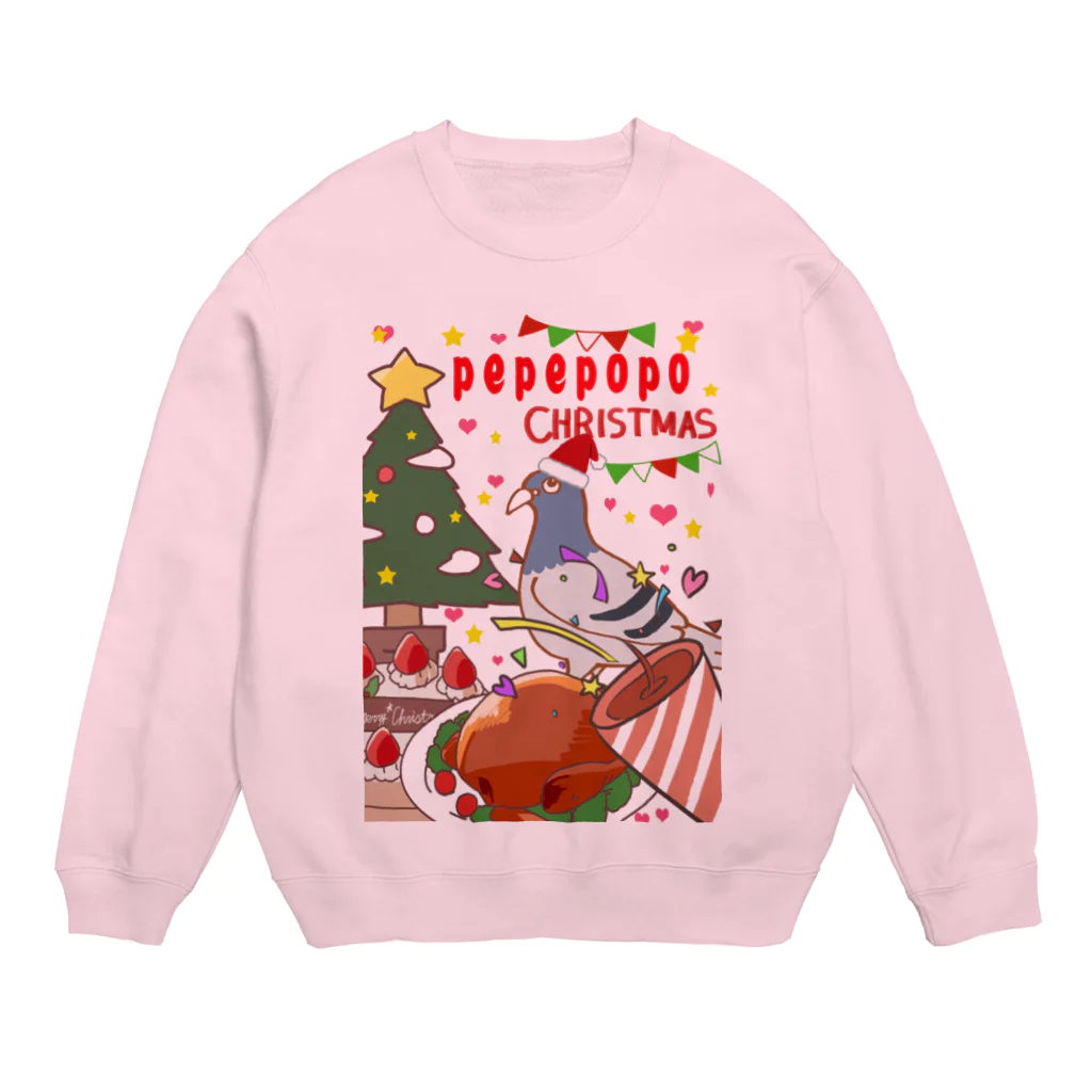 DREAMERの雑貨屋さんのペペーポォポォー鳩さん3 Crew Neck Sweatshirt