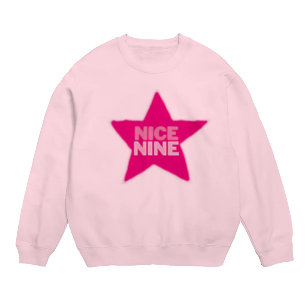 星男 ☆新宿二丁目☆Art barの星男9周年記念　NICENINE! Crew Neck Sweatshirt