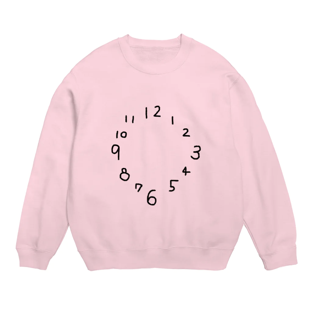 madooonのとけいのふく Crew Neck Sweatshirt