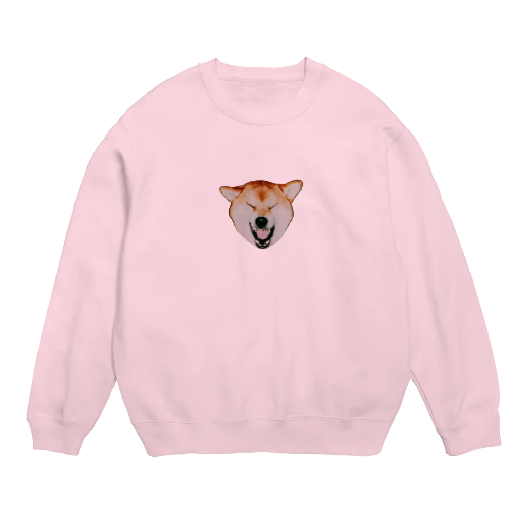 Laughing Place　柴犬の舘の柴犬オコ Crew Neck Sweatshirt