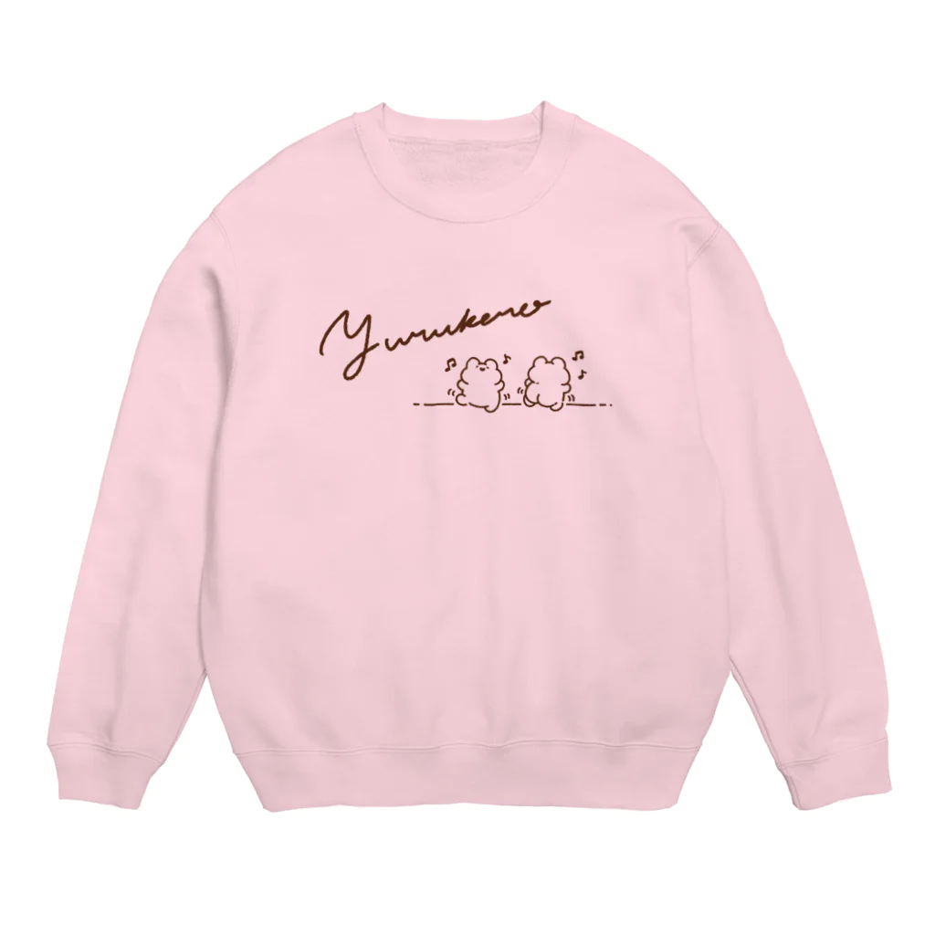 あぶけろのだんす うぃず おしゃれ ろご Crew Neck Sweatshirt