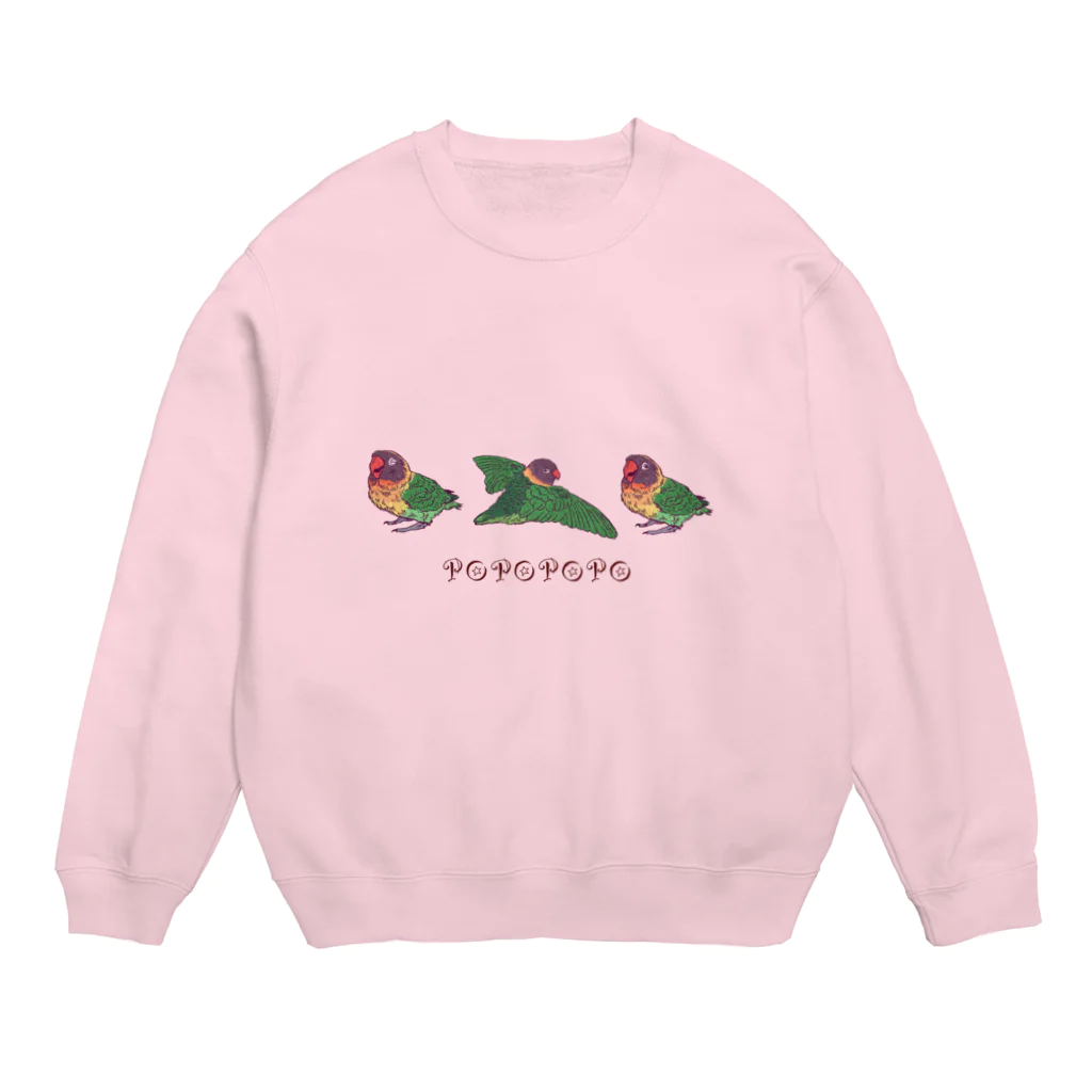 ioのぽぽぽ Crew Neck Sweatshirt