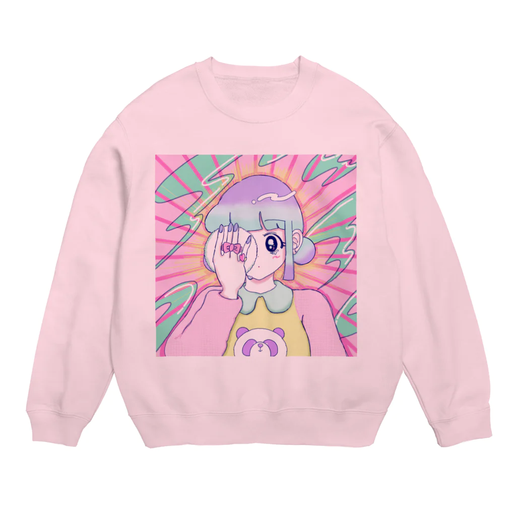 あき(23)の幸せな朝💖 Crew Neck Sweatshirt