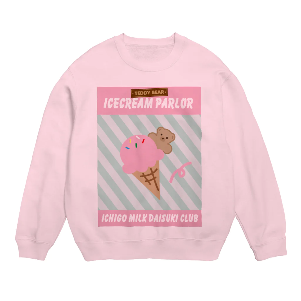 CHICHIPIのICHIGO MILK DAISUKI CLUB Crew Neck Sweatshirt