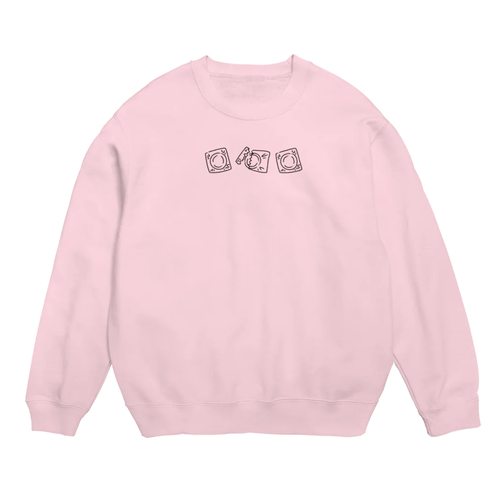 きょうは、なにをきようか。のコンドーム Crew Neck Sweatshirt