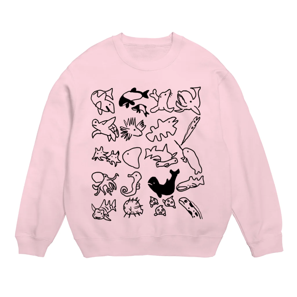 いきものや　のの（別館）の海の仲間たち　そのいち Crew Neck Sweatshirt