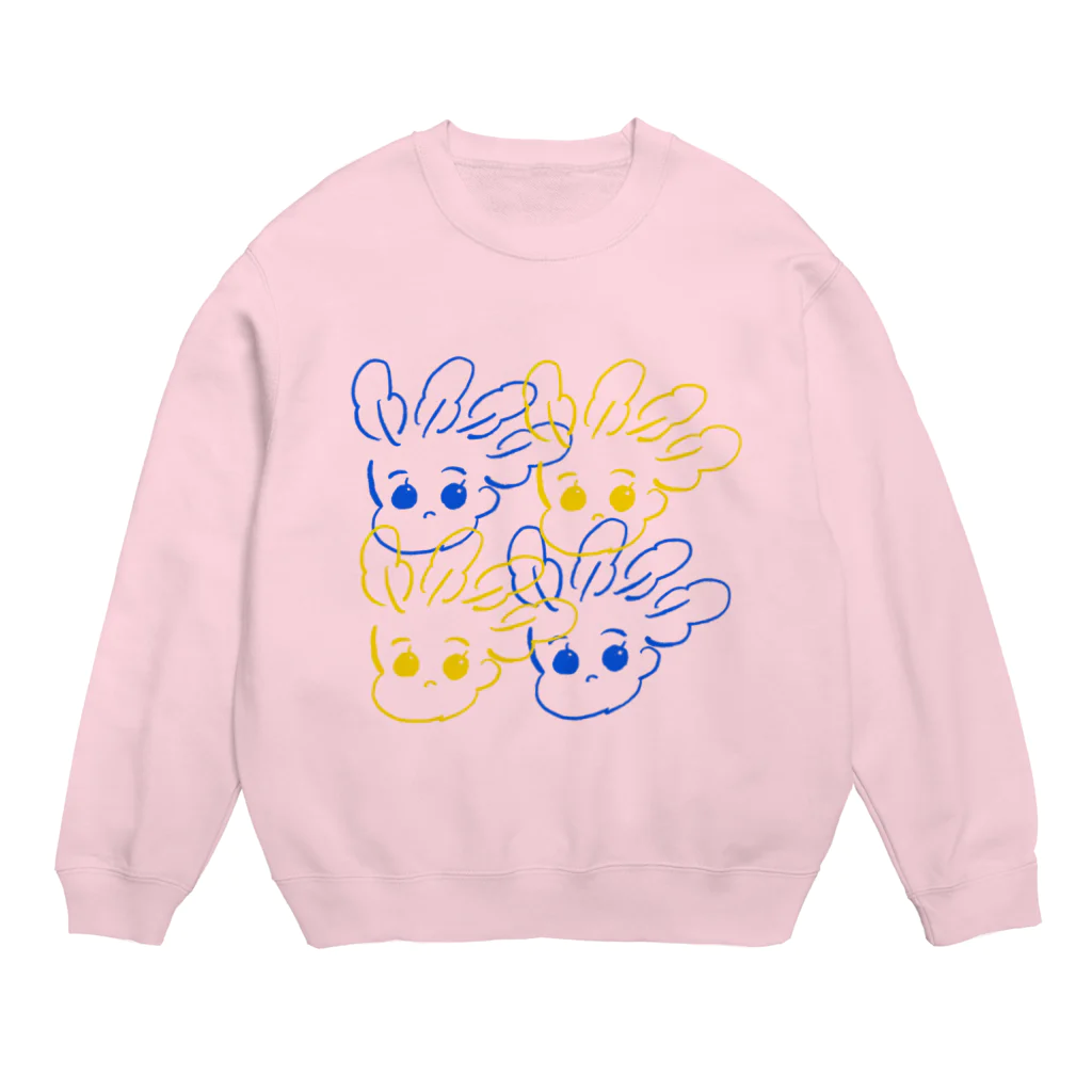 ビニールハウスのホウレンソウ（群） Crew Neck Sweatshirt