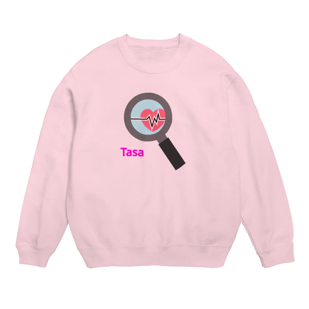 Tasaのお店やさんのTasa   Heart♡ Crew Neck Sweatshirt