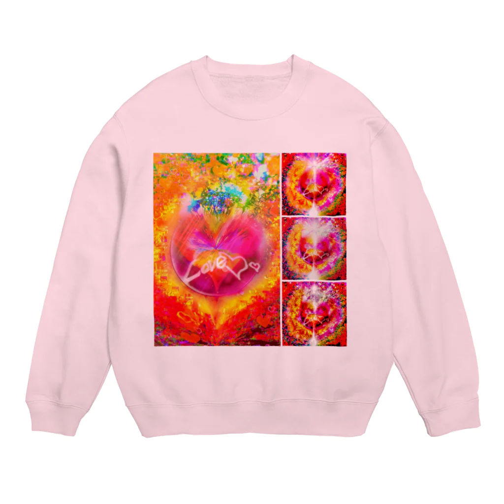 紫園+sion+(麗舞+reybu+)のエンジェル👼ハート💖 Crew Neck Sweatshirt