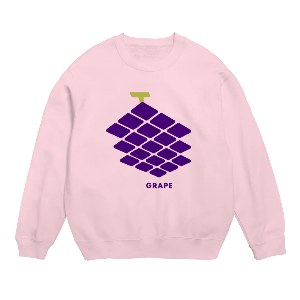 KAWAGOE GRAPHICSのぶどうヒトフサ Crew Neck Sweatshirt