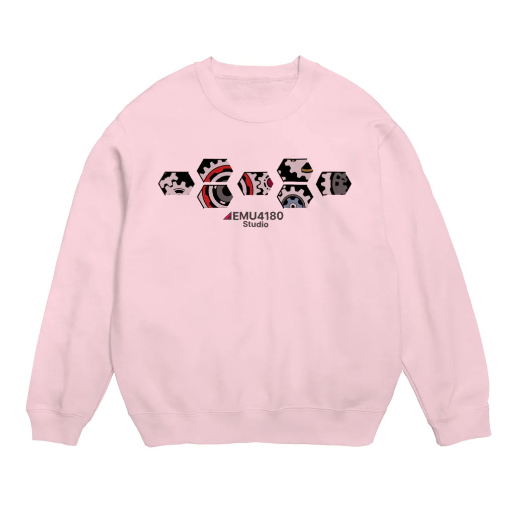 EMU4180の歯車デザイン7 p1 Crew Neck Sweatshirt