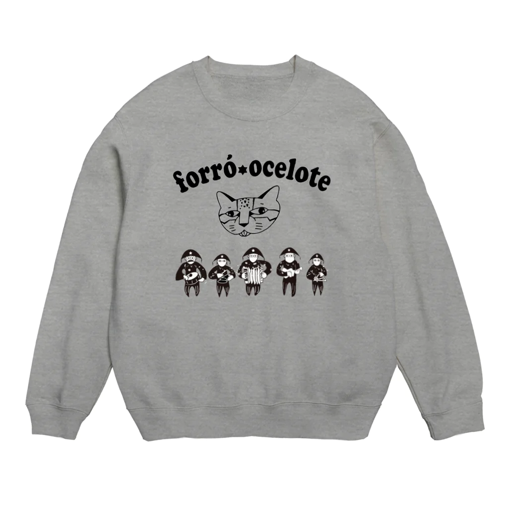 カイピリーニャshop「utubon」の forró ocelote Crew Neck Sweatshirt