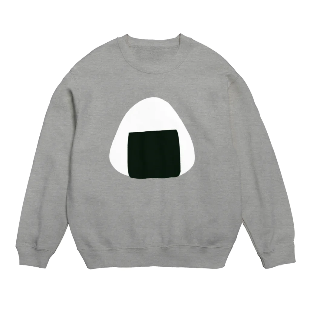 旻天堂(旧 ゆうれい星)のおにぎり Crew Neck Sweatshirt