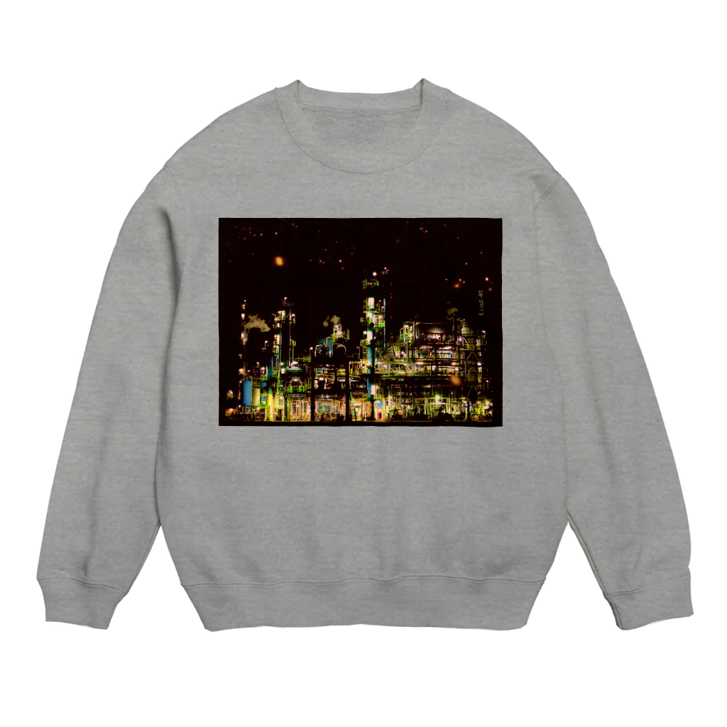 K×カットレットの工場moe！（火花） Crew Neck Sweatshirt