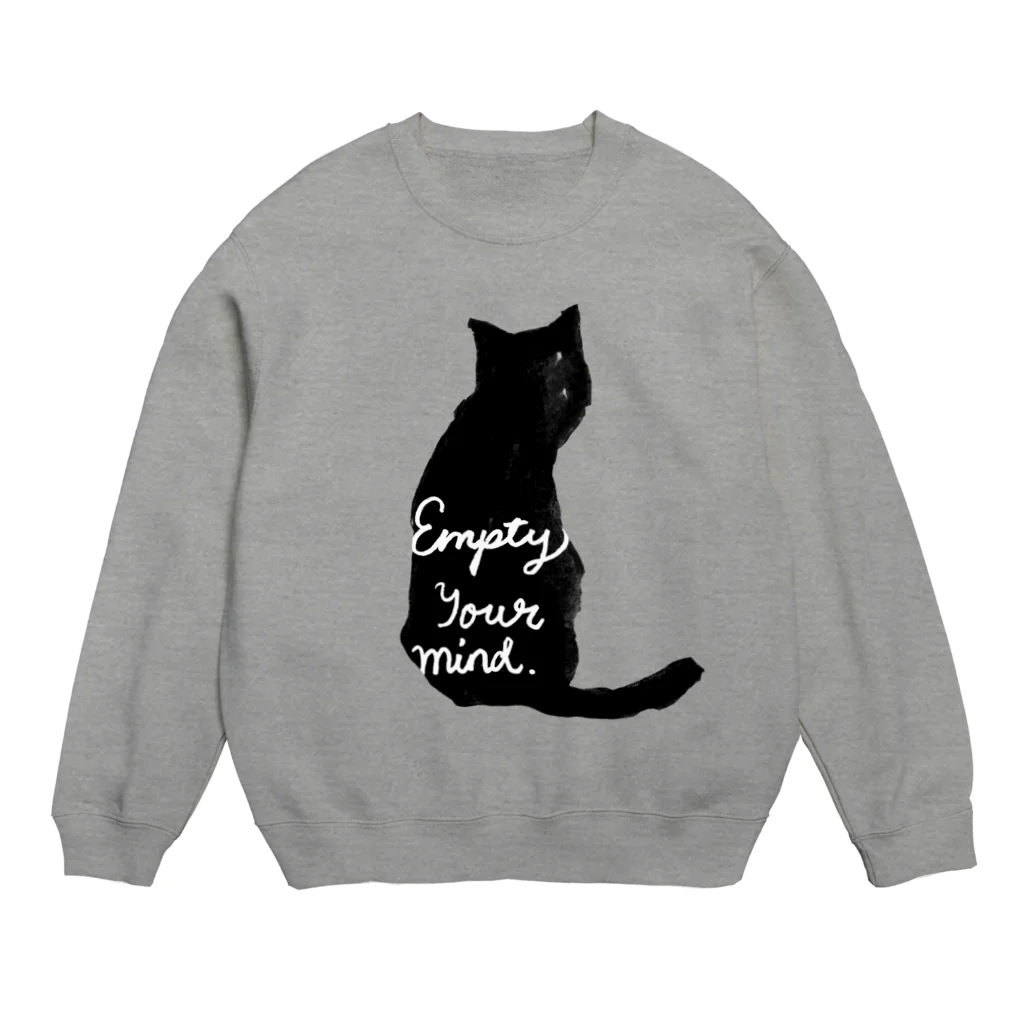 まるいいぬのEmpty Your Mind. Crew Neck Sweatshirt