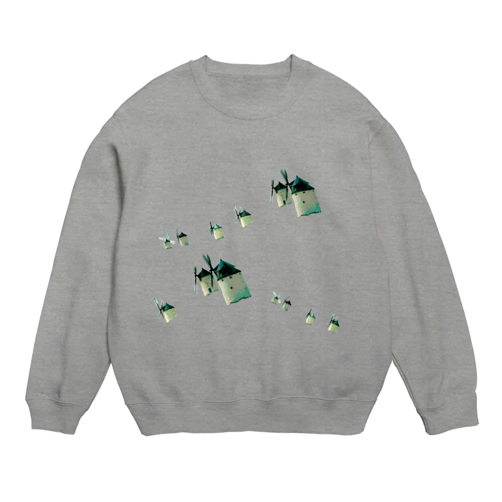 soi hẻm rojiの風車村 Crew Neck Sweatshirt