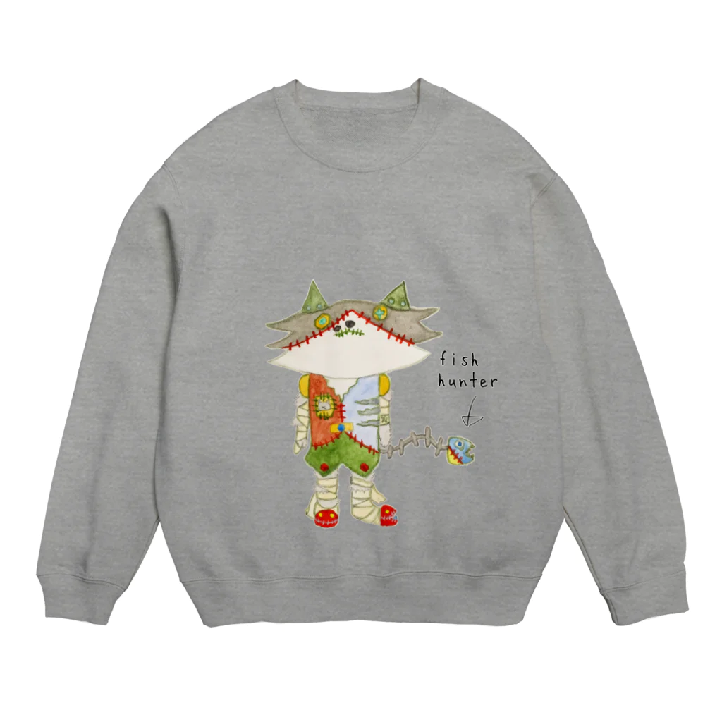 ねこぜや のROBOBO「ミッシェルロボ」 Crew Neck Sweatshirt