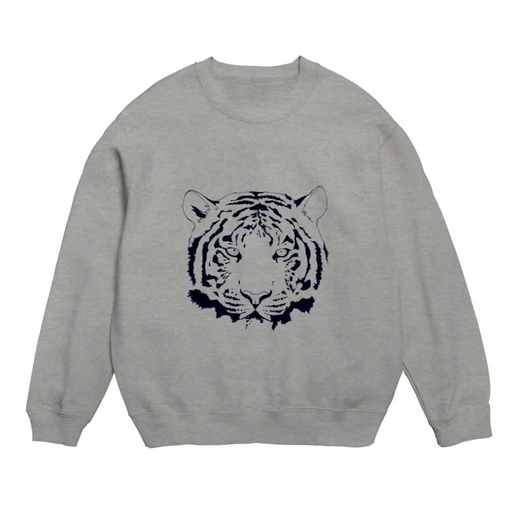 バナナのトラ Crew Neck Sweatshirt