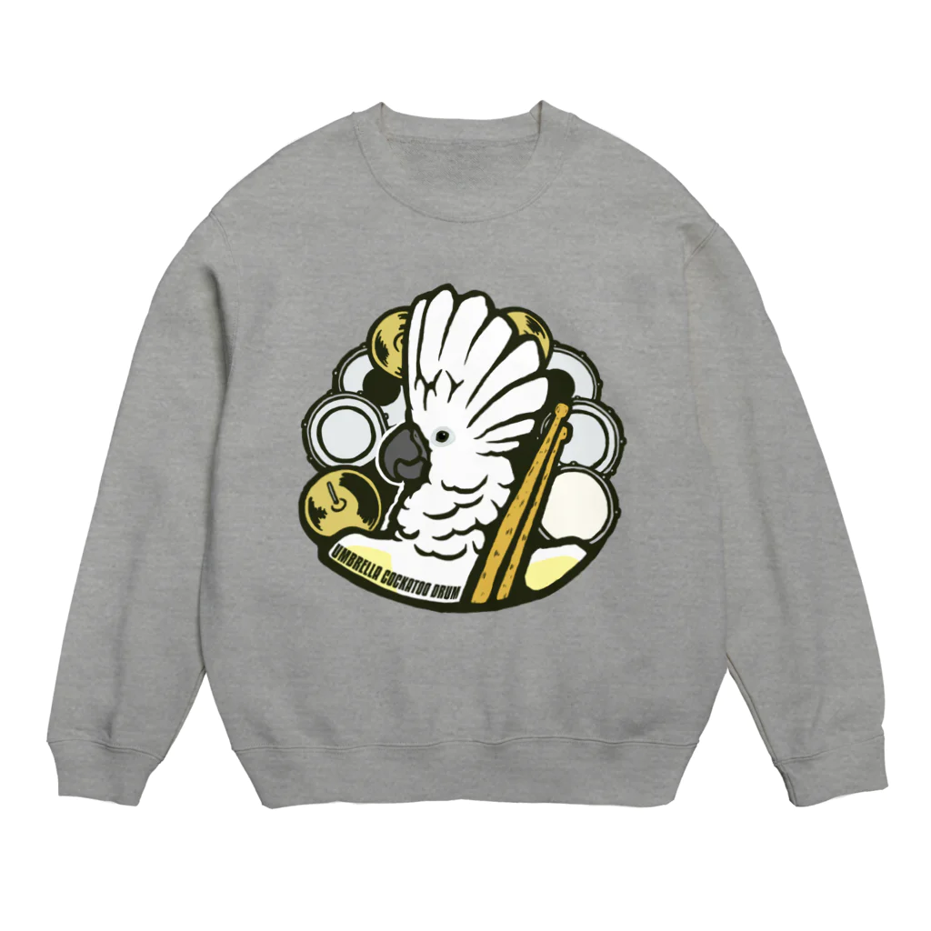 ムクのタイハクオウムのドラマー Crew Neck Sweatshirt