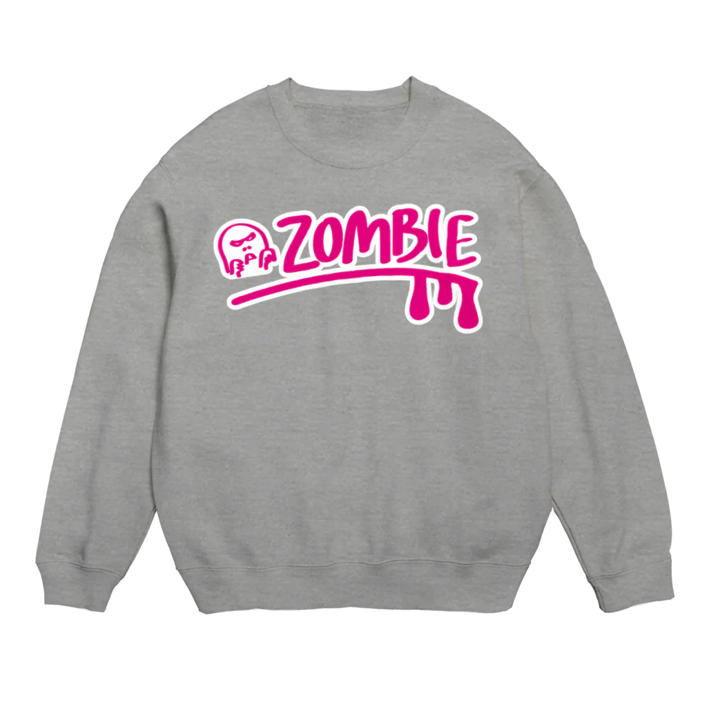 オノンのゾンビ＊pink Crew Neck Sweatshirt