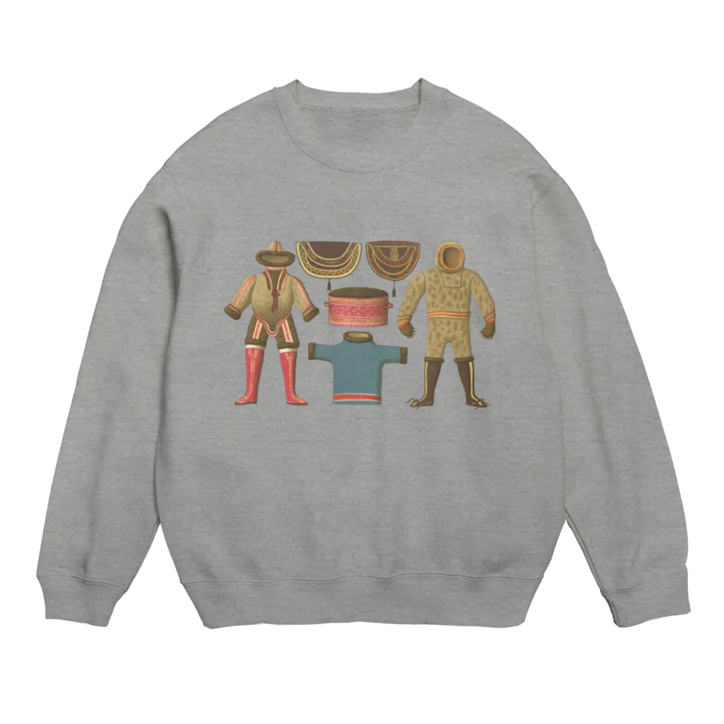 古書　天牛書店のエスキモーの暮らし＜アンティーク・イラスト＞ Crew Neck Sweatshirt