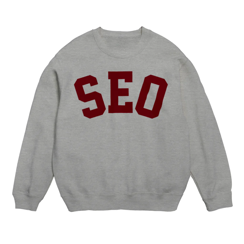 ゴンのSEO（えんじ） Crew Neck Sweatshirt