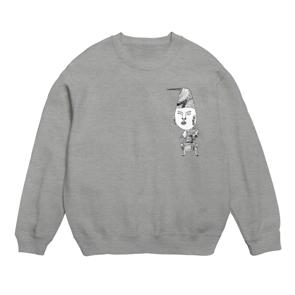 ちゅこのへやのタキコミ・ゴ・ハーン Crew Neck Sweatshirt