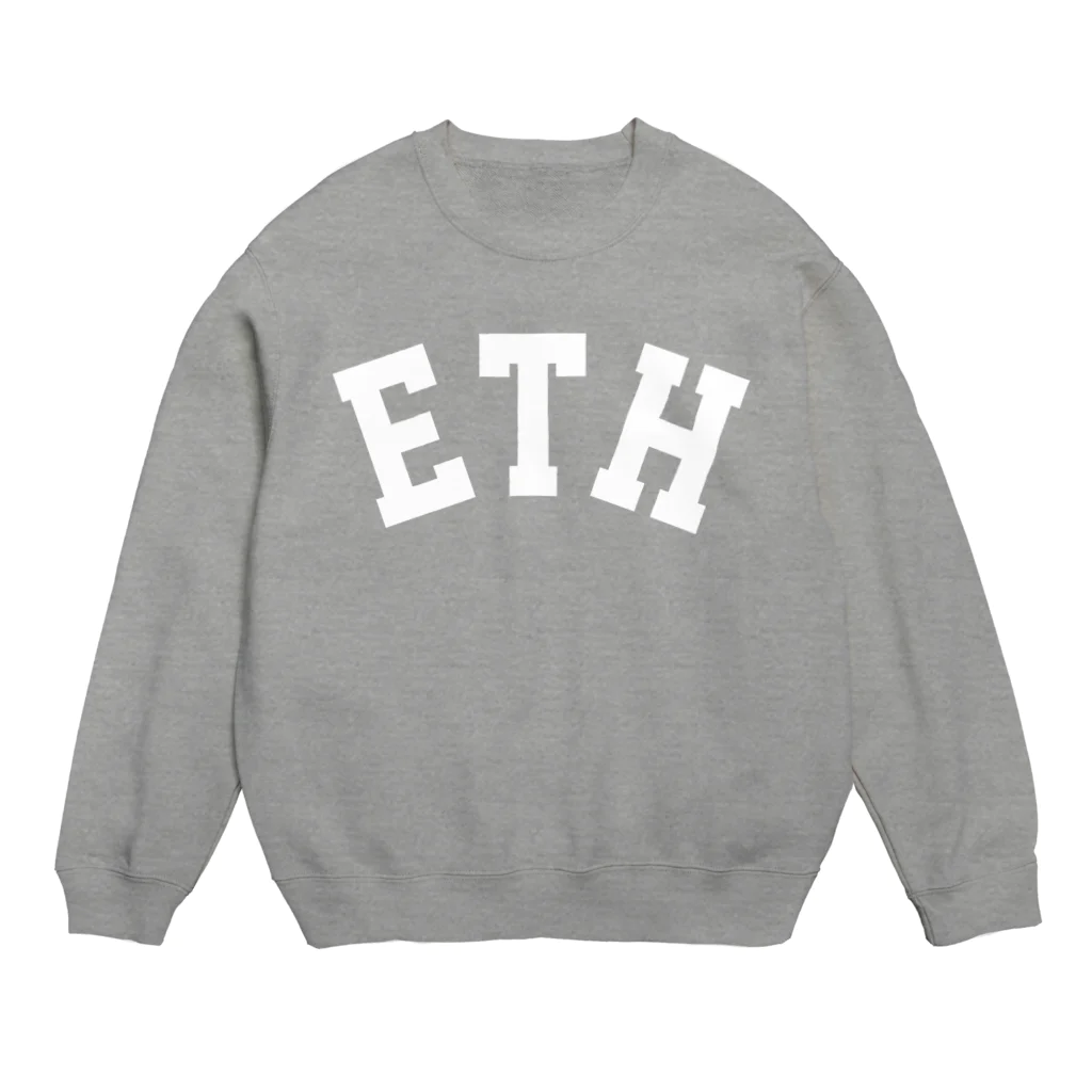 ゴンのETH（白） Crew Neck Sweatshirt