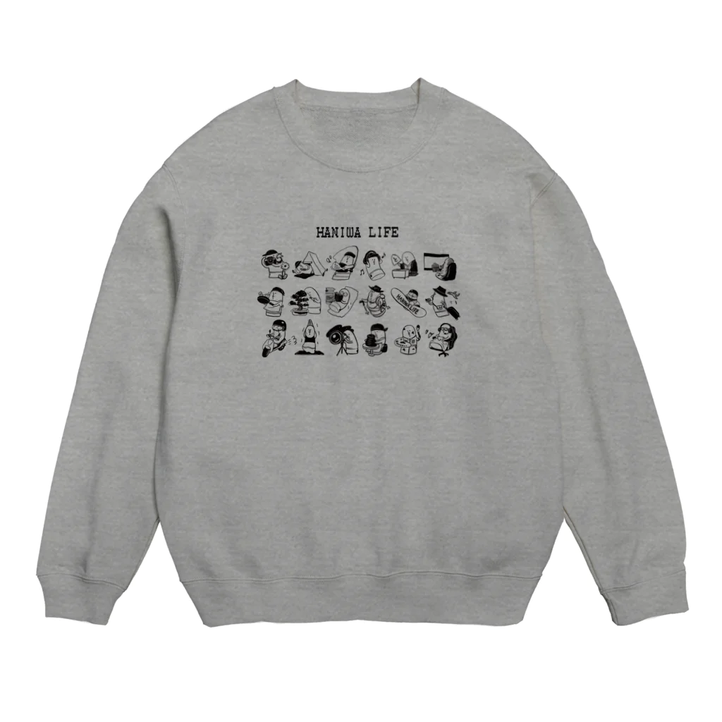 はにわのわの趣味の埴輪 Crew Neck Sweatshirt