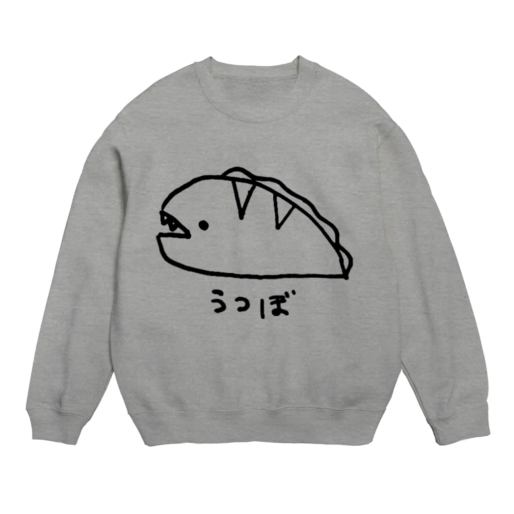 紫咲うにのながくないうつぼ Crew Neck Sweatshirt