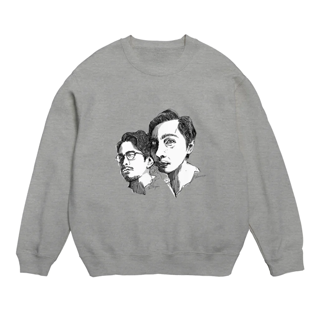 ΣKIYM × chamoisのエキシャモ Crew Neck Sweatshirt