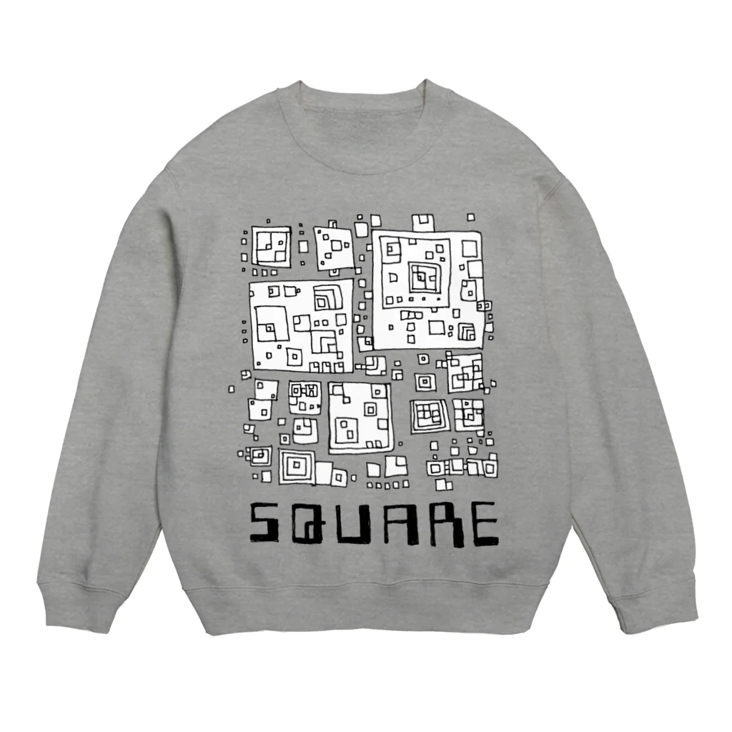 地球マルヲのSQUQRE Crew Neck Sweatshirt