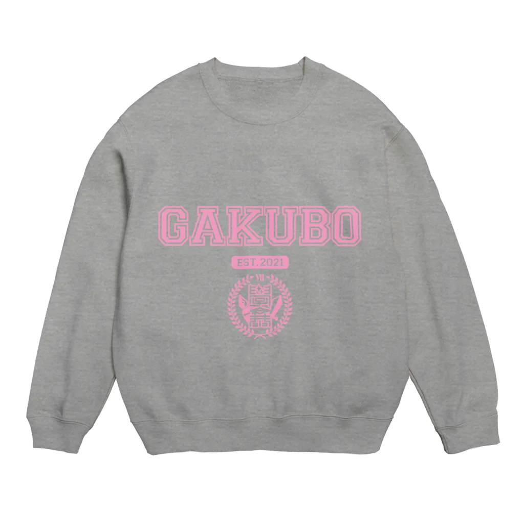 学歴の暴力大学 購買部の学歴の暴力 カレッジ-03 PINK Crew Neck Sweatshirt