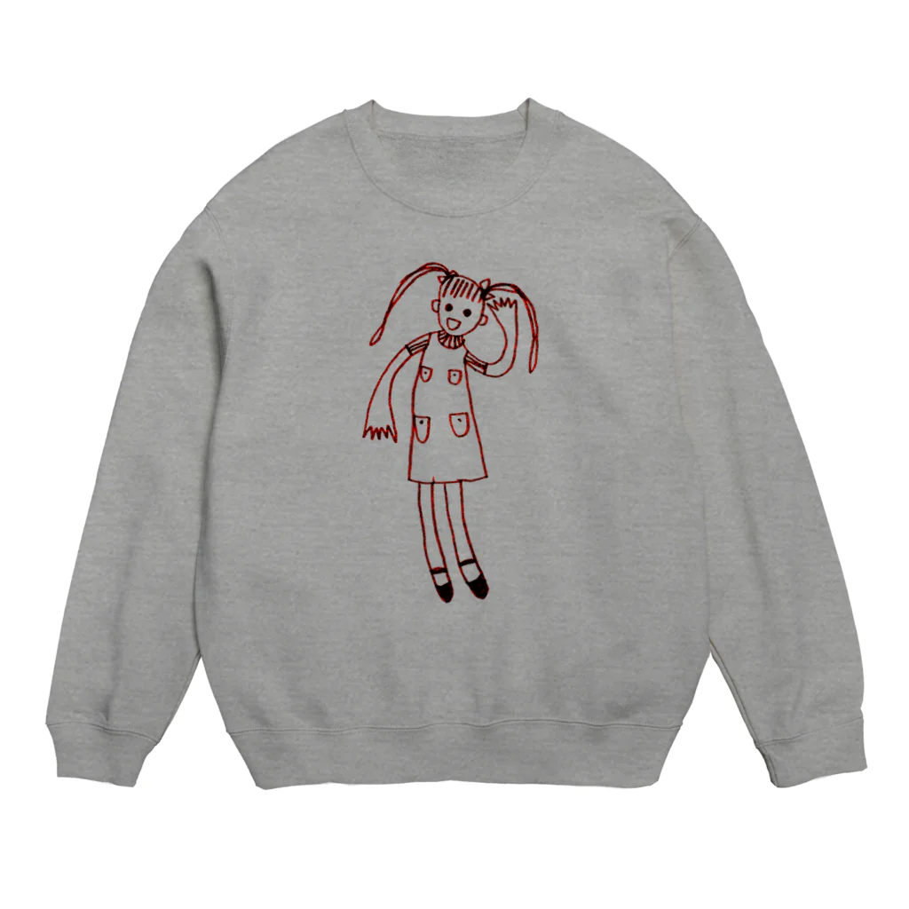 猫山アイス洋品店のえっ、なんですって？ Crew Neck Sweatshirt