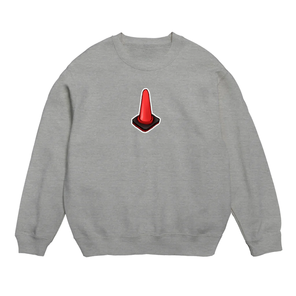 おそばの重り付き三角コーン Crew Neck Sweatshirt