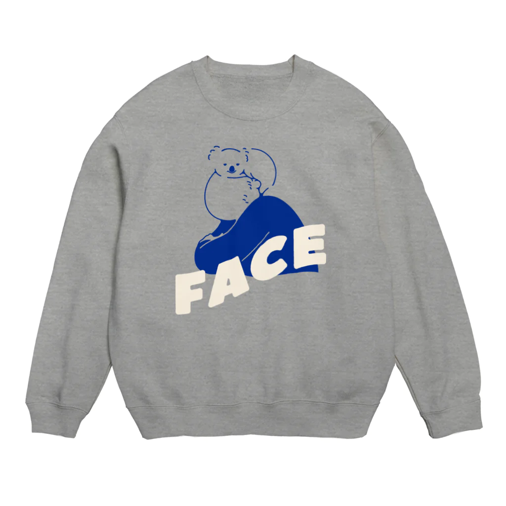 コアラのコアラ オン フェイス Crew Neck Sweatshirt