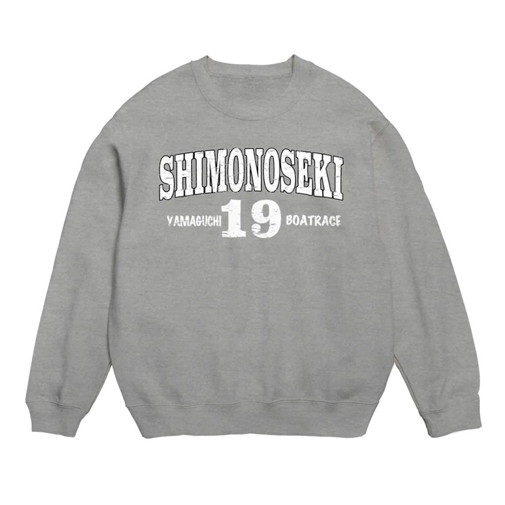 SiXSTORY【ボートレース.競艇グッズ】のSHIMONOSEKIネームグッズ（競艇.ボートレース） Crew Neck Sweatshirt