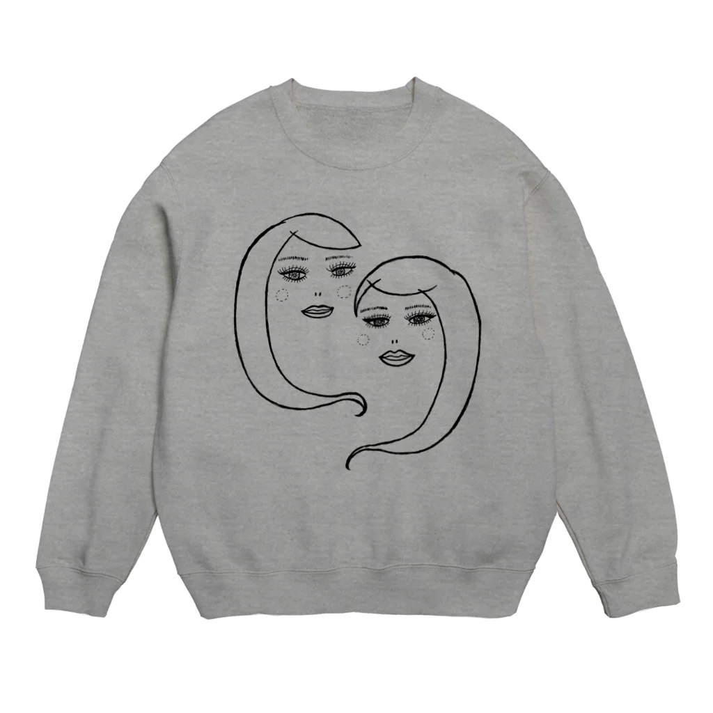 ロロストアのツインちゃん Crew Neck Sweatshirt