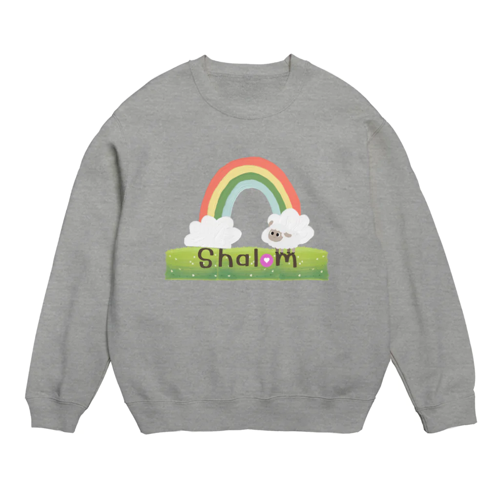 ぶどうのはなのShalom 虹 Crew Neck Sweatshirt