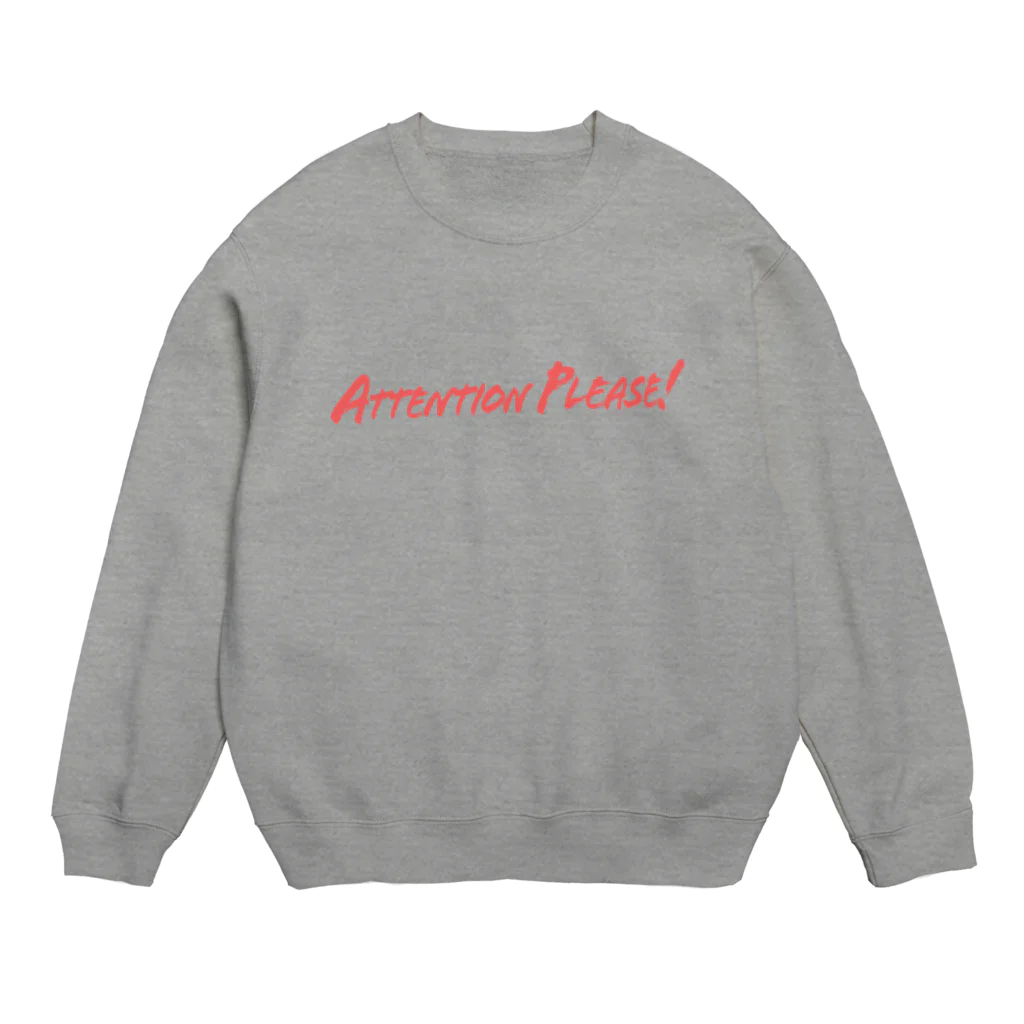 某航空会社公式衣裳部の赤ロゴ Crew Neck Sweatshirt