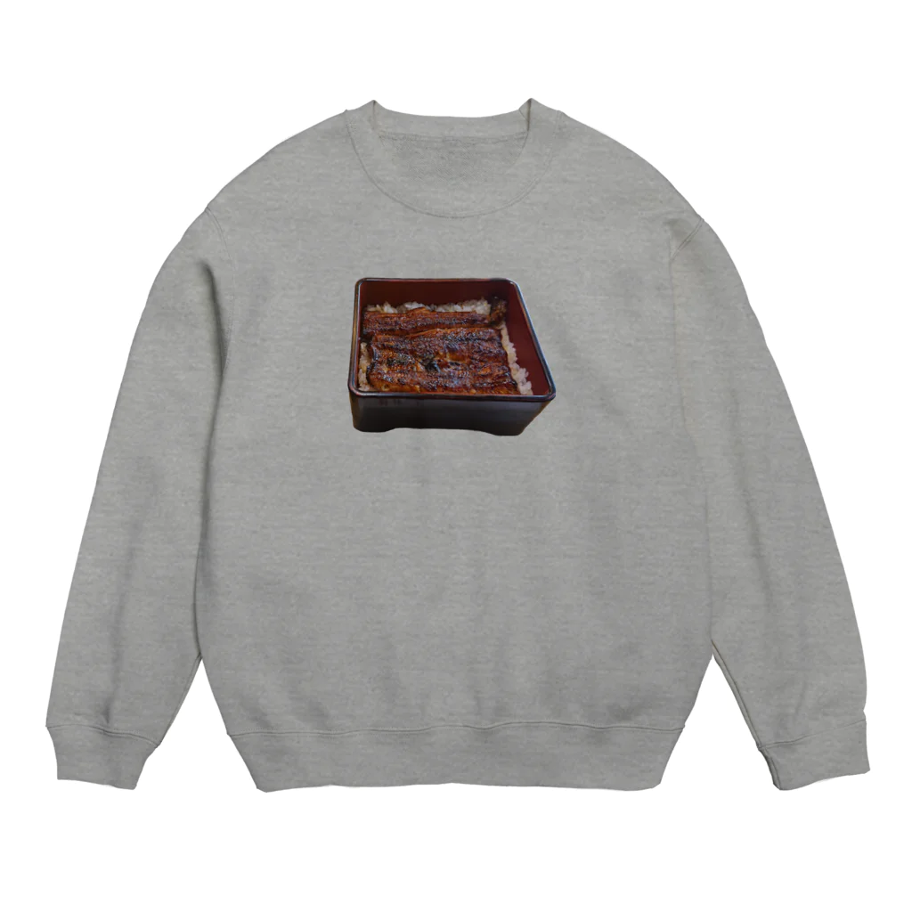 gunacoのうな丼しか勝たん。 Crew Neck Sweatshirt