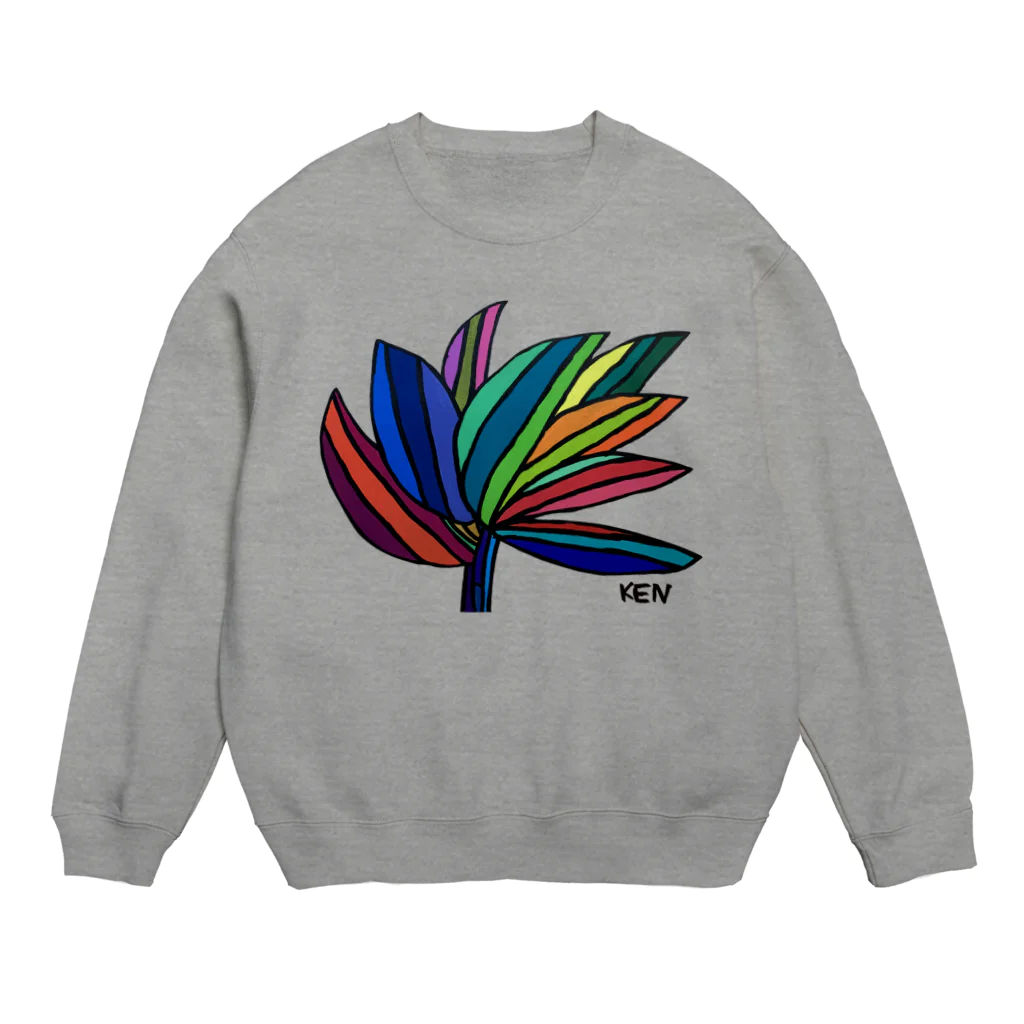 artman galleryのいくたけん『笹の葉』 Crew Neck Sweatshirt